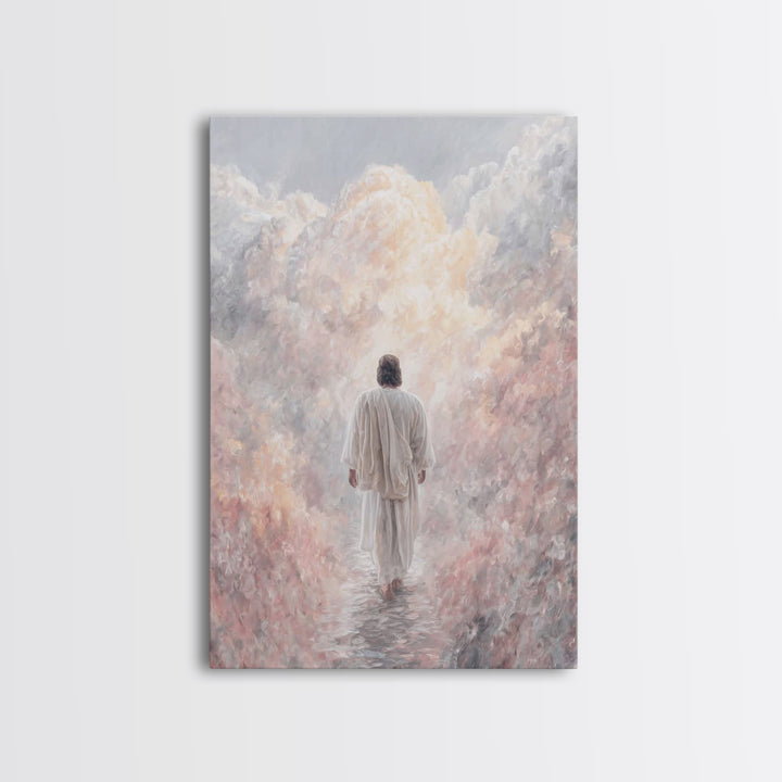 Glory Ascending - Framed Canvas Print - Christian Art Canvas - Jesus Art Print - Christian Wall Art - Unique Christian Art
