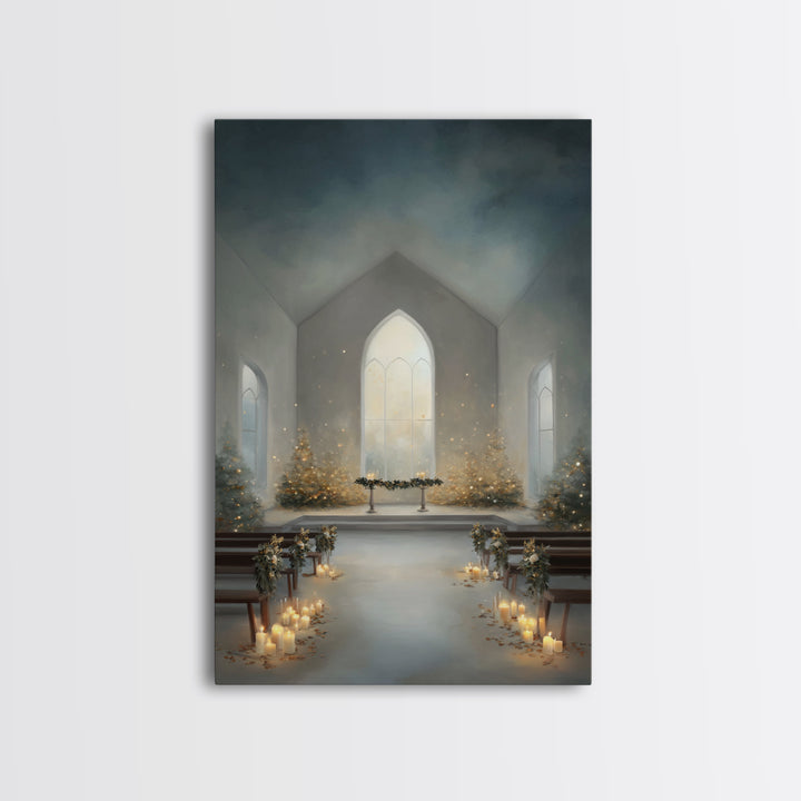 Sanctified Dawn – Framed Canvas Print – Christian Art – Christian Wall Art – Christmas Art Prints – Christian Art Canvas – Christian Christ