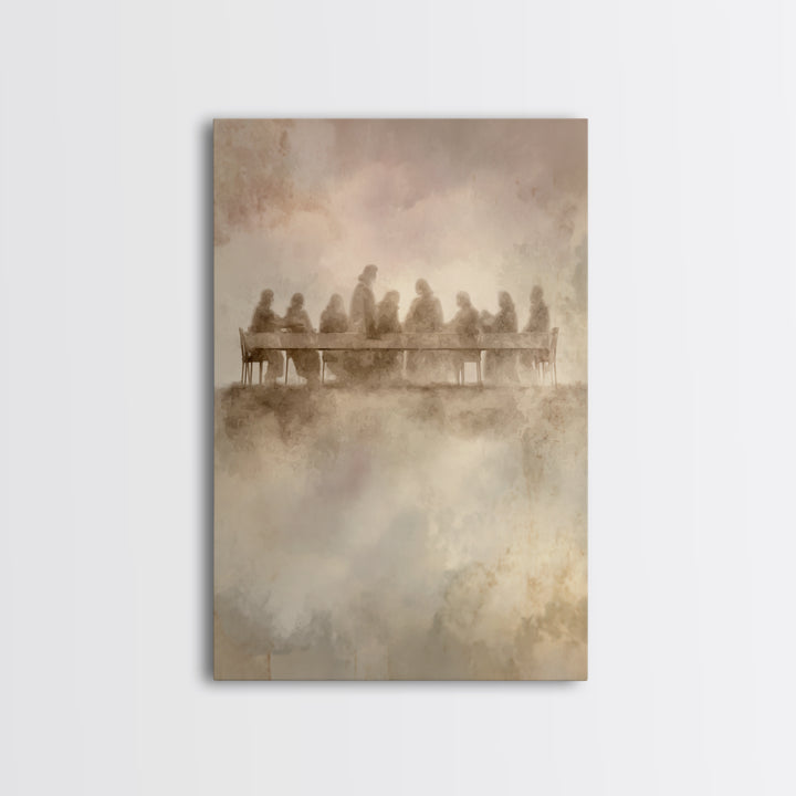Ascension Feast – Framed Canvas Print – Christian Wall Art – Christian Art Canvas – Vintage Christian Art – Jesus Painting – Christian Art