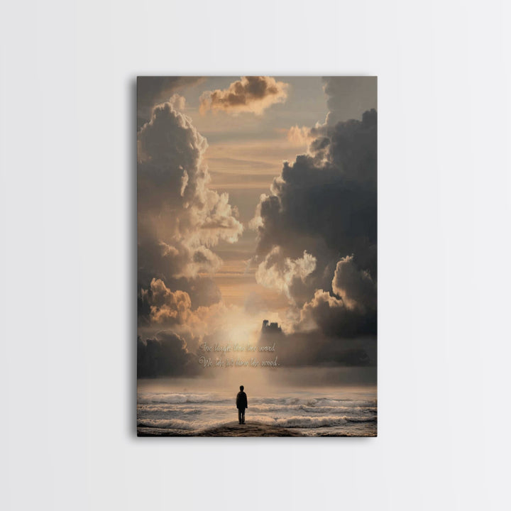 Path Of Wonder – Framed Canvas Print – Christian Wall Art – Christian Art Canvas – Jesus Painting – Christian Decor – Christmas Art