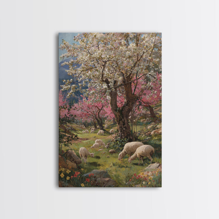 Guiding Dawn Star, Framed Canvas Print, Christian Art Canvas, Christian Wall Art, Christmas Art Prints, Jesus Painting