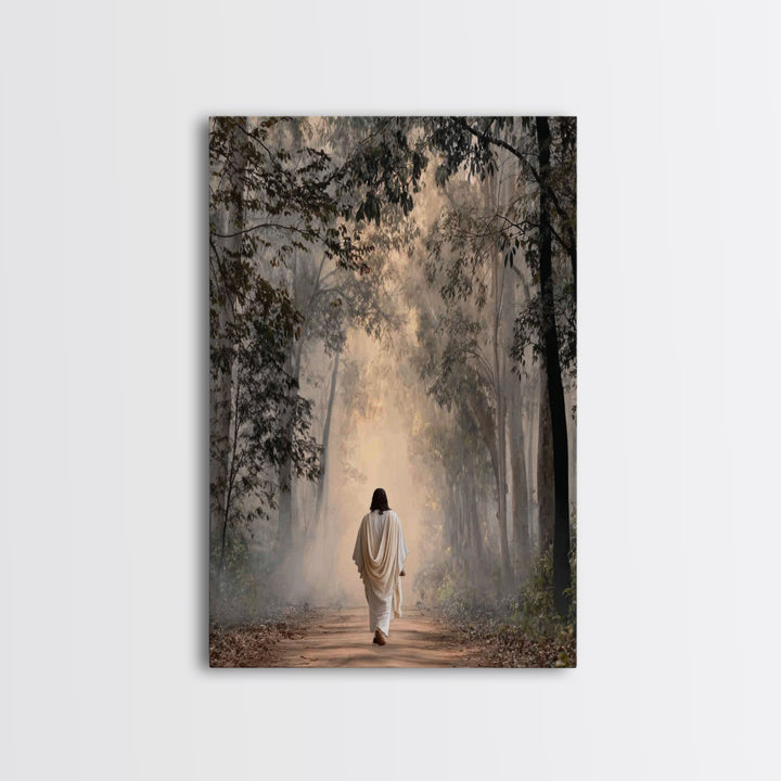 Forest Of Hope | Framed Canvas Print | Christian Wall Art | Jesus Painting | Christian Art Canvas | Modern Christian Painting