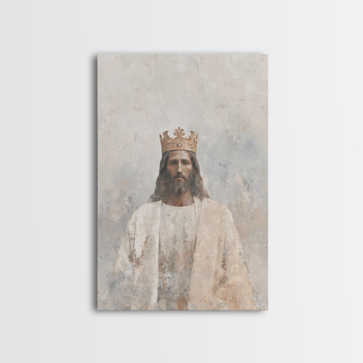 Crown Of Mercy - Framed Canvas Print - Christian Wall Art - Christian Art Canvas - Jesus Painting - Christmas Art - Christian Gifts - Faith