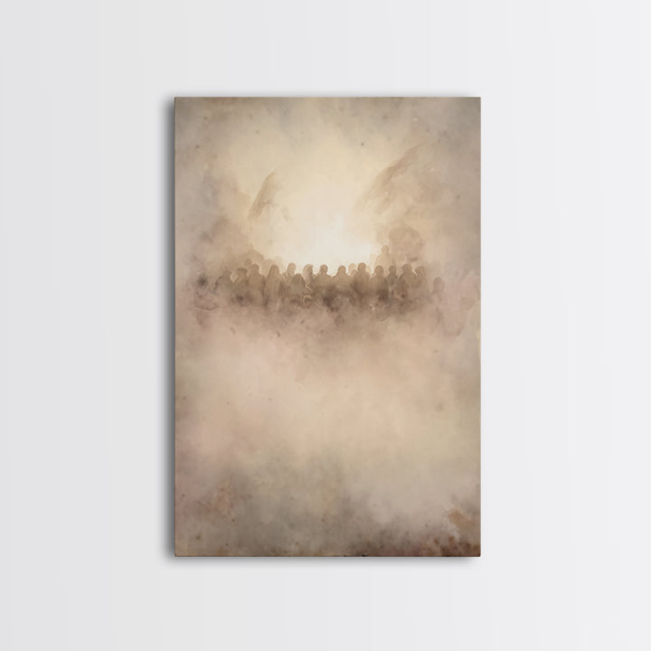 Clouds Of Glory – Framed Canvas Print – Christian Art Canvas – Christian Wall Art – Christian Art – Christmas Art Prints – Christian Christ