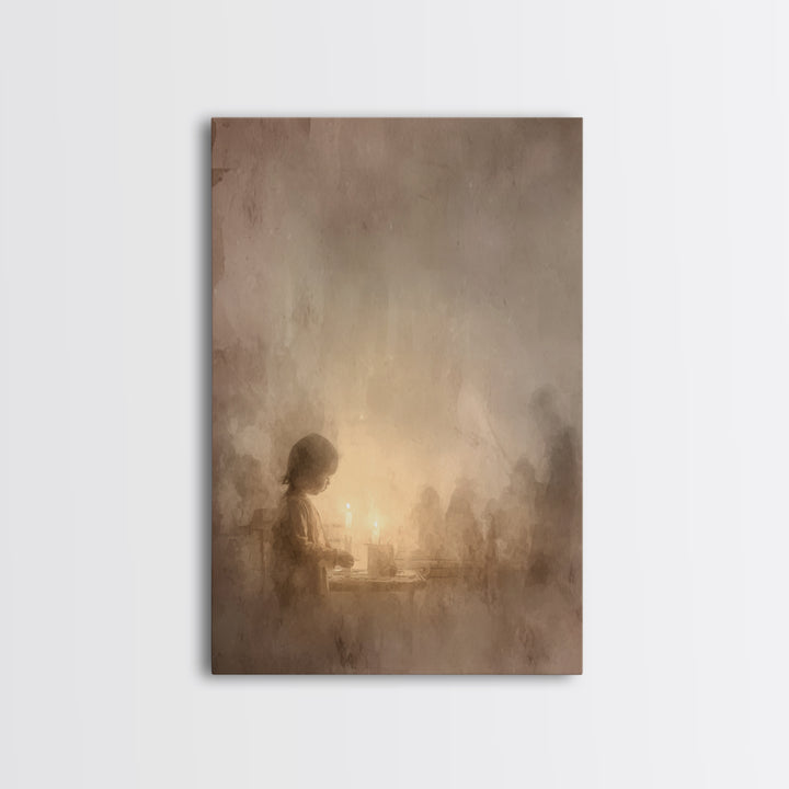 Altar Blessing – Framed Canvas Print – Christian Art – Christian Wall Art – Modern Christian Art – Christian Art Painting – Christian Decor