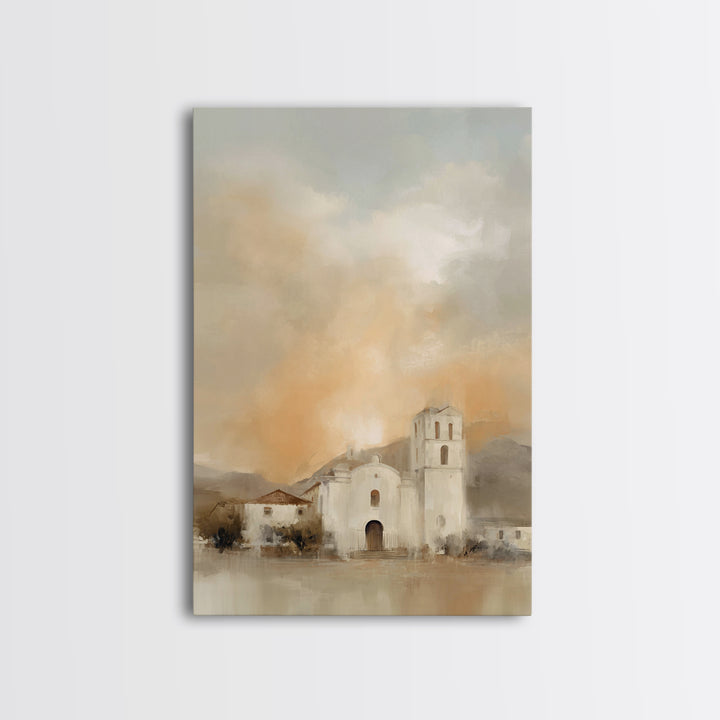 Sanctuary Sunrise - Framed Canvas Print - Christian Art Canvas - Christian Wall Art - Christian Art Print - Christian Christmas Art - Jesus