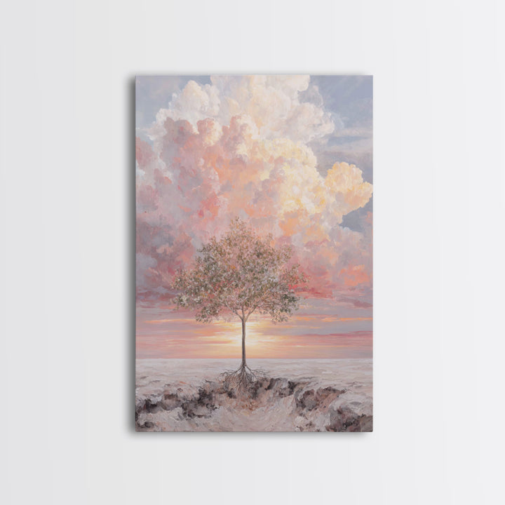 Dawn Of Renewal | Framed Canvas Print | Christian Art Canvas | Christian Wall Art | Christian Art Gift | Modern Christian Art | Christian D