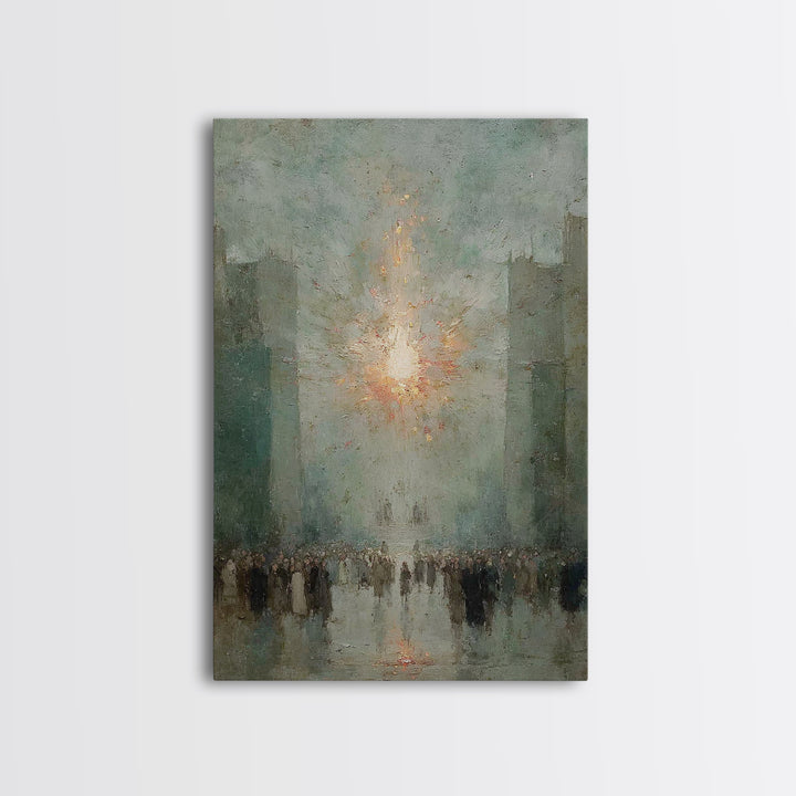 The Guiding Light - Framed Canvas Print - Christian Wall Art - Christian Art Canvas - Jesus Painting - Christmas Art - Christian Decor