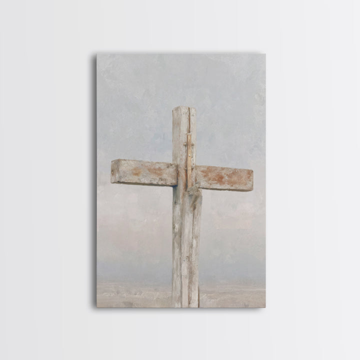 Pure Redemption Light | Framed Canvas Print | Christian Art Canvas | Christian Wall Art | Minimalist Christian Art | Christian Paintings |