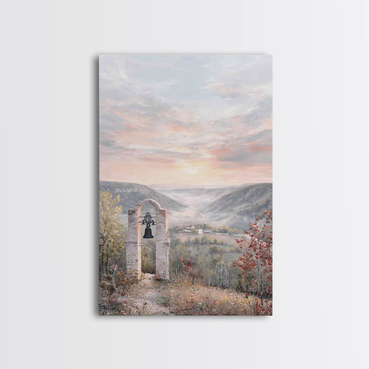 Bell Valley Dawn – Framed Canvas Print – Christian Wall Art – Christian Art Canvas – Christian Gift – Christian Decor