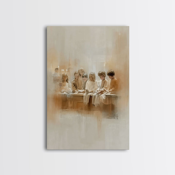 Children Of Light – Framed Canvas Print – Christian Wall Art – Christian Art Canvas – Christian Gift – Christian Art Prints