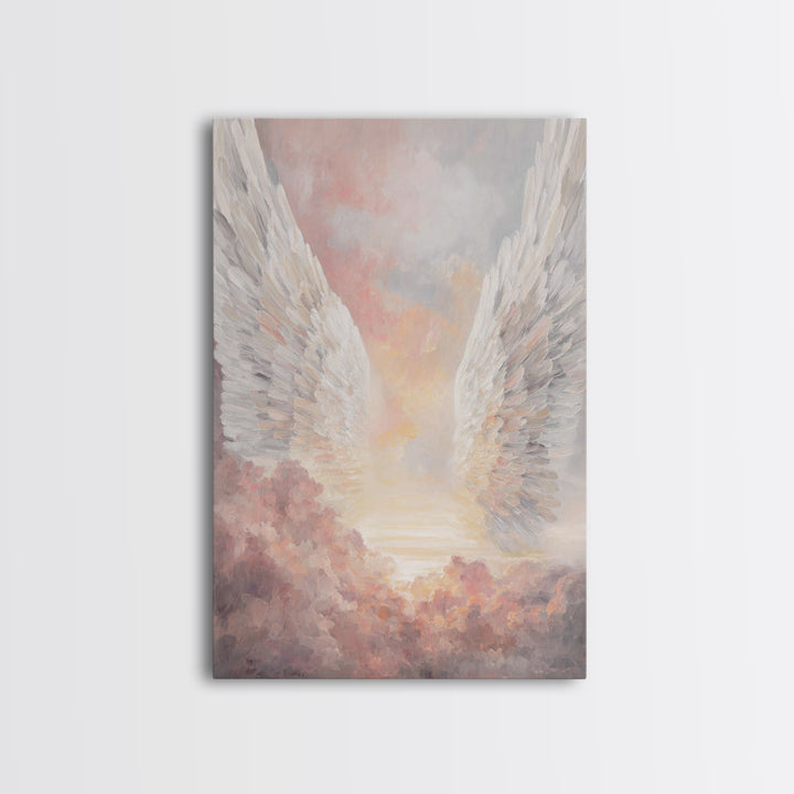 Wings Of Dawn – Framed Canvas Print – Christian Wall Art – Christian Art Canvas – Christmas Art – Christian Decoration – Christian Gift Ide