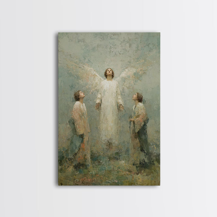 Ascension Light – Framed Canvas Print – Christian Art Canvas – Christian Painting – Christian Wall Art – Christian Decor – Christian Gift
