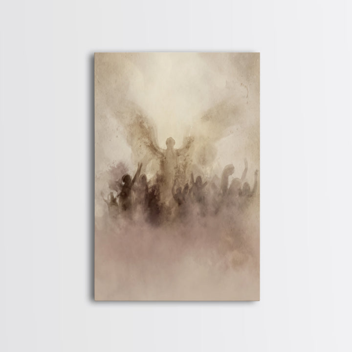 Rise Of Glory – Framed Canvas Print – Christian Art Canvas – Christian Wall Art – Minimalist Christian Art – Christian Decor – Christian Gi