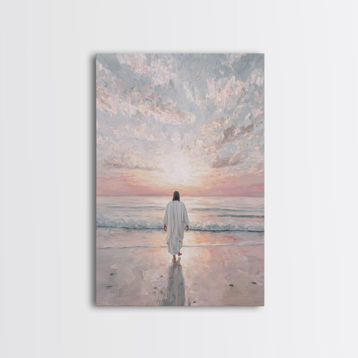 Morning Promise – Framed Canvas Print – Christian Art – Christian Art Canvas – Jesus Painting – Christian Wall Art – Subtle Christian Paint