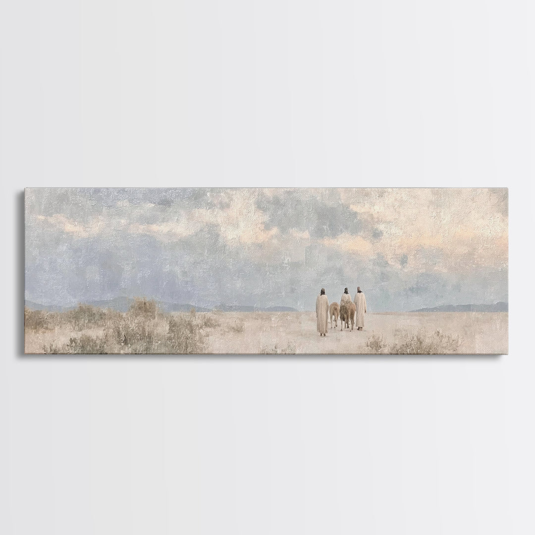 Star of Wonder Sky | Framed Canvas Print | Christian Wall Art | Panoramic Wall Art | Christian Art Canvas | Christmas Art | Jesus Painting
