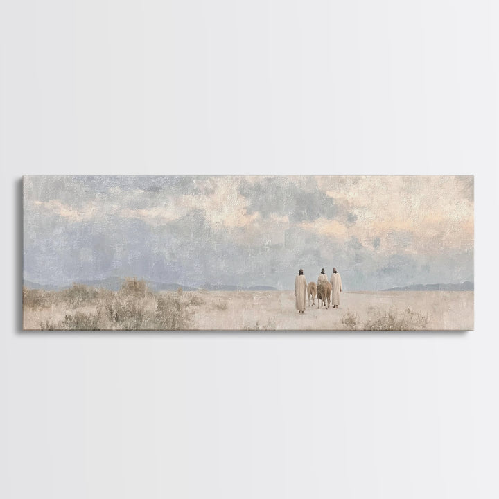 Star of Wonder Sky | Framed Canvas Print | Christian Wall Art | Panoramic Wall Art | Christian Art Canvas | Christmas Art | Jesus Painting