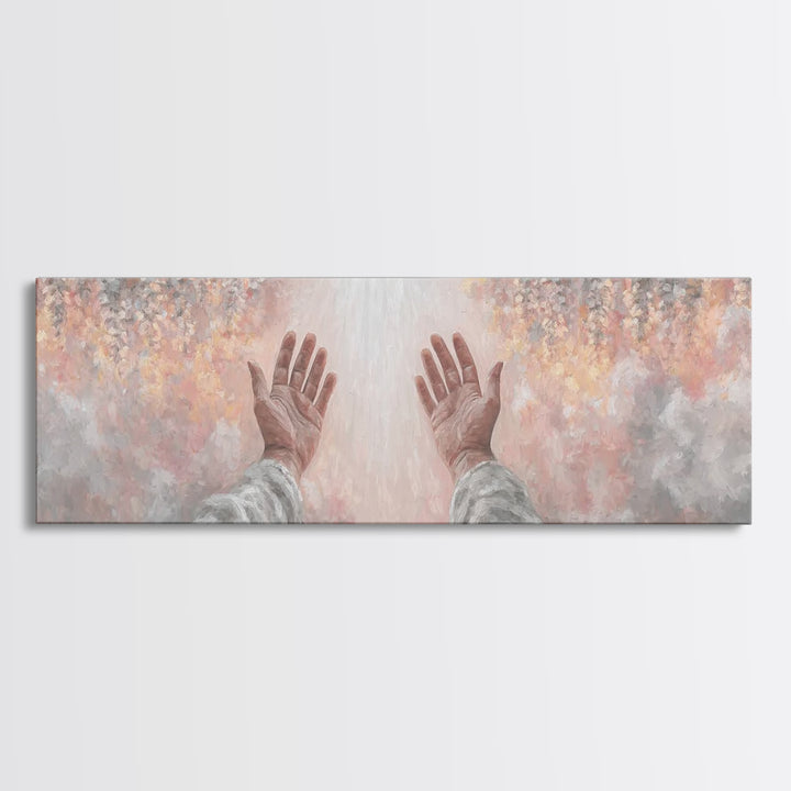 Awakening Light | Framed Canvas Print | Christian Wall Art | Panoramic Art | Christian Art Canvas | Modern Christian Art | Christian Decor