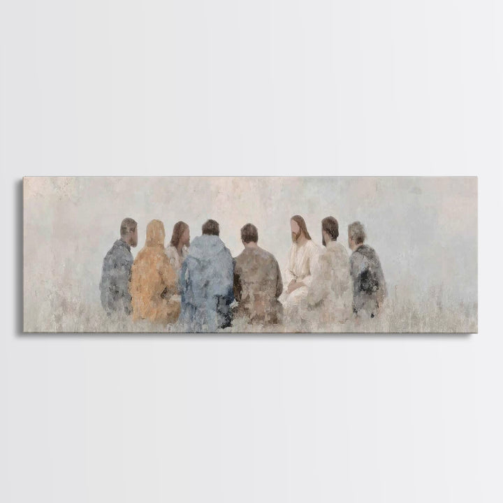 Quiet Covenant – Framed Canvas Print – Panoramic Frame – Christian Art Canvas – Christian Painting – Jesus Painting – Christian Wall Art