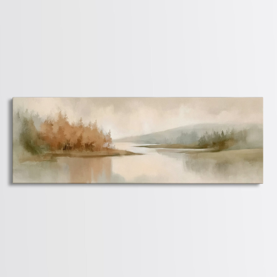 Prairie Prayer Light, Framed Canvas Print, Christian Wall Art, Christian Art Canvas, Christian Painting, Panoramic Frame, Christian Gift