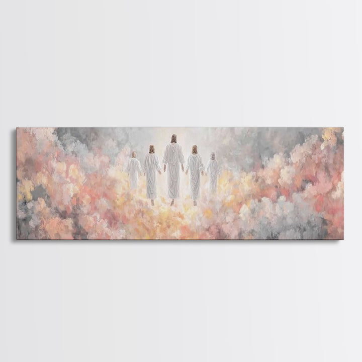 River Of Mercy – Framed Canvas Print – Christian Wall Art – Jesus Painting – Panoramic Art – Christian Art Canvas – Christmas Art Prints