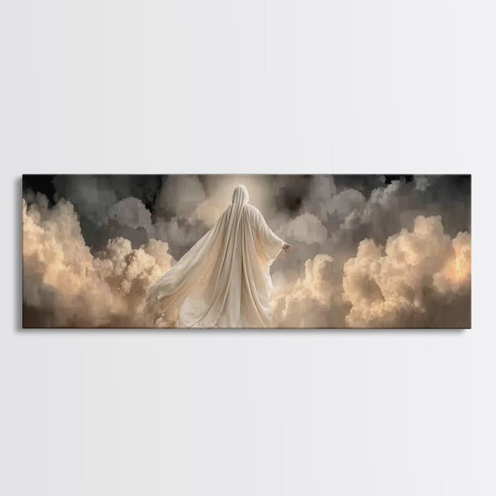 Path Of Radiance – Framed Canvas Print – Christian Art Canvas – Panoramic Painting – Christian Wall Art – Jesus Art Print – Modern Christia