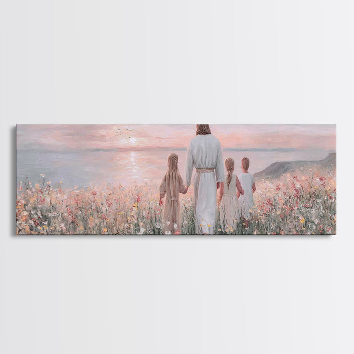 Horizon Of Faith – Framed Canvas Print – Christian Wall Art – Panoramic Art – Jesus Canvas Art – Christian Art Print – Christian Decor – Ch