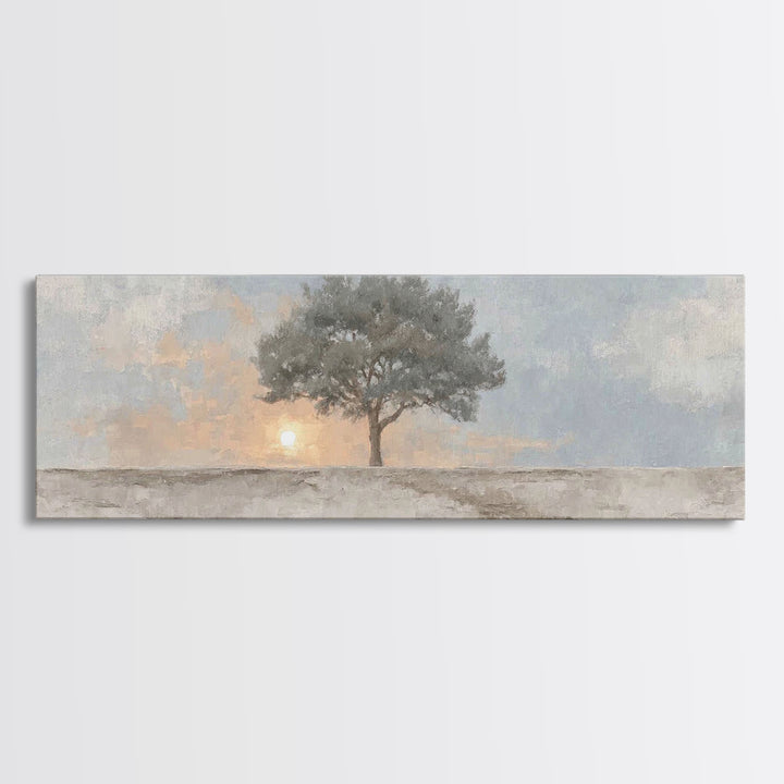 Starry Night Roots | Framed Canvas Print | Panoramic Frame | Christian Art Canvas | Christian Wall Art | Christian Painting | Christmas Art