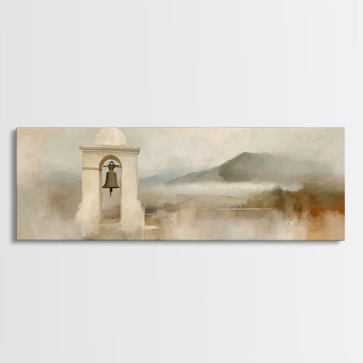 Faithful Horizon, Framed Canvas Print, Panoramic Print, Christian Art Canvas, Christian Painting, Christian Wall Art, Christmas Art