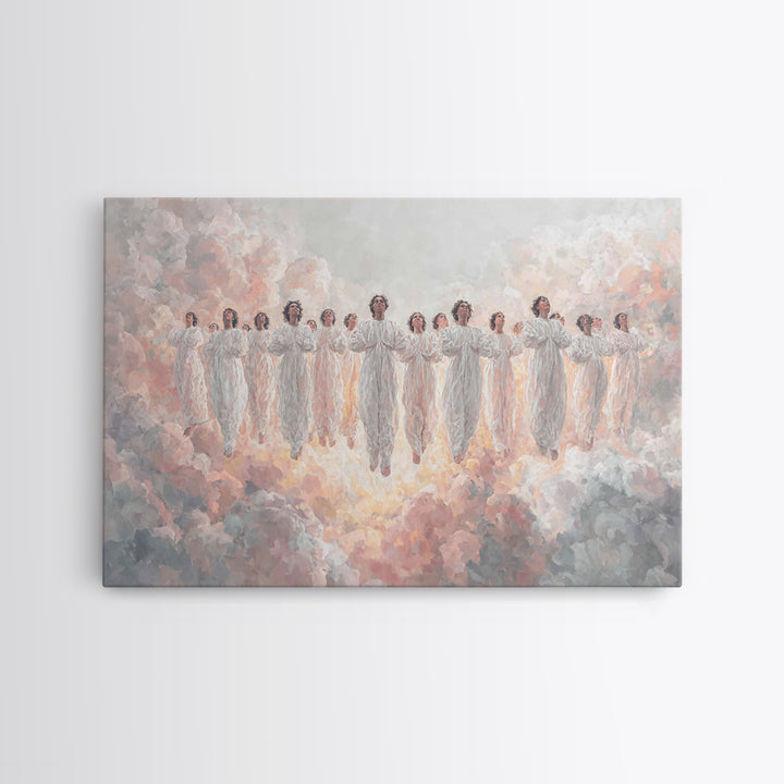 Heavenly Chorus – Framed Canvas Print – Christian Wall Art – Christian Art Canvas – Christian Paintings – Christian Christmas Art