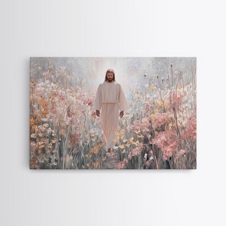 Light Of Mercy – Framed Canvas Print – Christian Art Canvas – Christian Wall Art – Jesus Painting – Christmas Art – Christian Gift Ideas