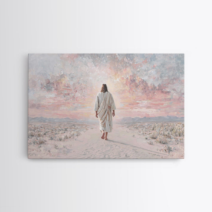Dawn Of Redemption – Framed Canvas Print – Christian Wall Art – Christian Art Canvas – Jesus Painting – Modern Christian Art – Christian Gi