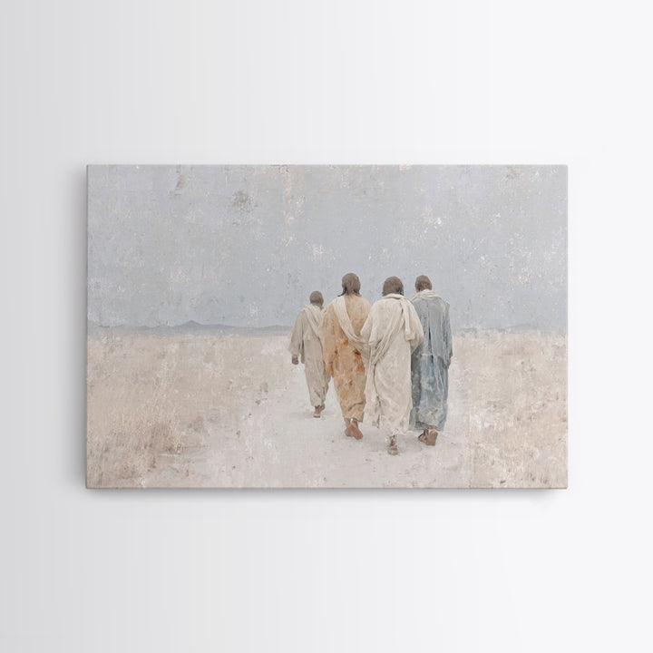 Journey Of Grace – Framed Canvas Print – Christian Wall Art – Christian Art Canvas – Jesus Painting – Subtle Christian Art – Christian Gift