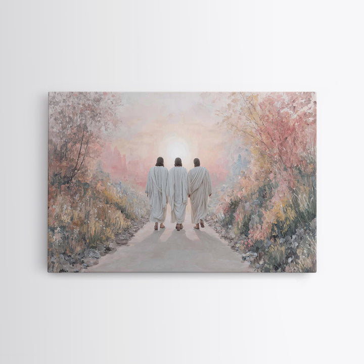 Pathway Of Hope, Framed Canvas Print, Christian Art Canvas, Christian Wall Art, Jesus Painting, Vintage Christian Art, Christian Gift Ideas