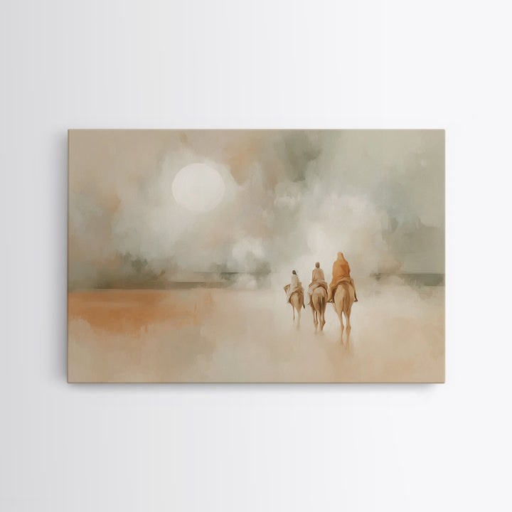 Radiant Dawn Path – Framed Canvas Print – Christian Art Canvas – Christian Decor – Christian Wall Art – Christmas Art – Christian Christmas