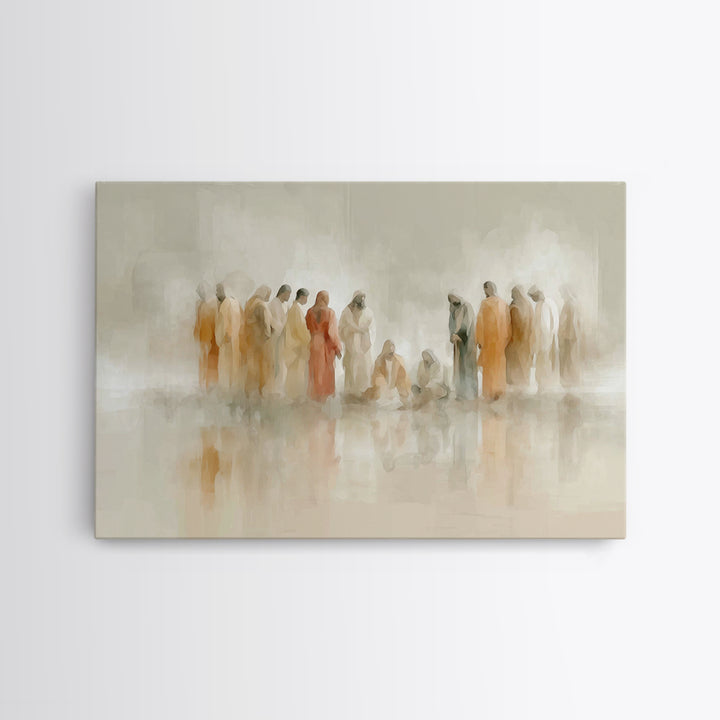 Desert Disciples – Framed Canvas Print – Christian Art Canvas – Christian Paintings – Jesus Painting – Christian Wall Art