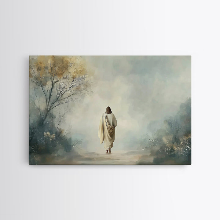Heaven’s Walk – Framed Canvas Print – Christian Wall Art – Jesus Painting – Christian Art Canvas – Modern Christian Art