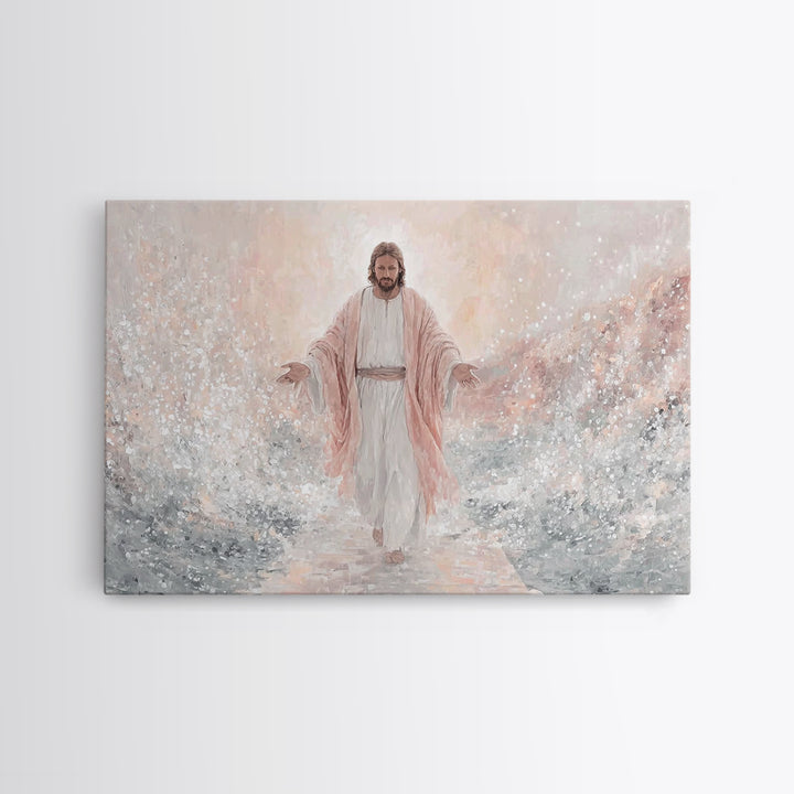 Path Of Glory – Framed Canvas Print – Christian Art Canvas – Jesus Painting – Christian Wall Art – Christian Christmas Art – Christian Gift
