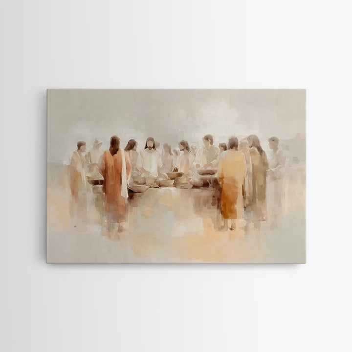 Circle Of Hope – Framed Canvas Print – Christian Wall Art – Christian Art Canvas – Jesus Painting – Christian Art Work – Modern Christian P