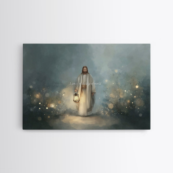 Pathway Of Hope – Framed Canvas Print – Christian Christmas Art – Jesus Painting – Christian Wall Art – Christmas Art Framed – Christian De