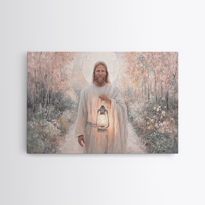Radiant Way Home – Framed Canvas Print – Christian Wall Art – Christian Art Canvas – Jesus Painting – Christian Gift Ideas – Modern Christi