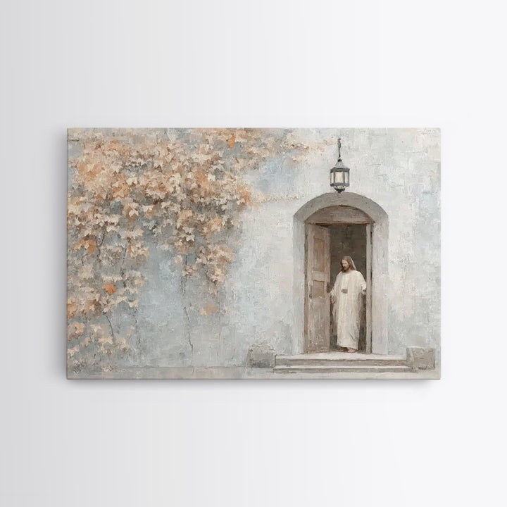 Dawn Of Hope - Framed Canvas Print - Christian Art Canvas - Christian Wall Art - Jesus Painting - Vintage Christian Art