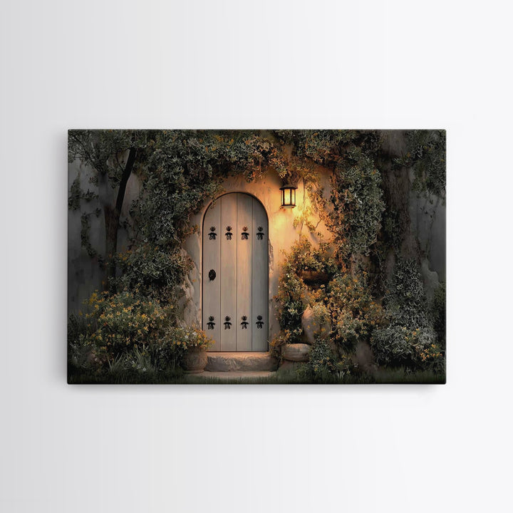 Sacred Threshold - Framed Canvas Print - Christian Wall Art - Christian Decor - Jesus Painting - Christian Art Canvas
