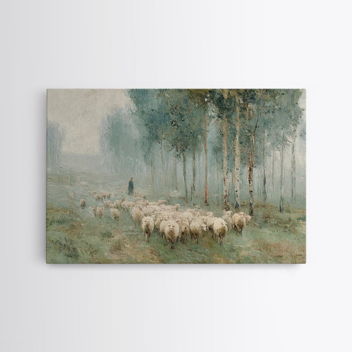 Forest Calling – Framed Canvas Print – Christian Wall Art – Christian Art Canvas – Christian Painting – Unique Christian Art