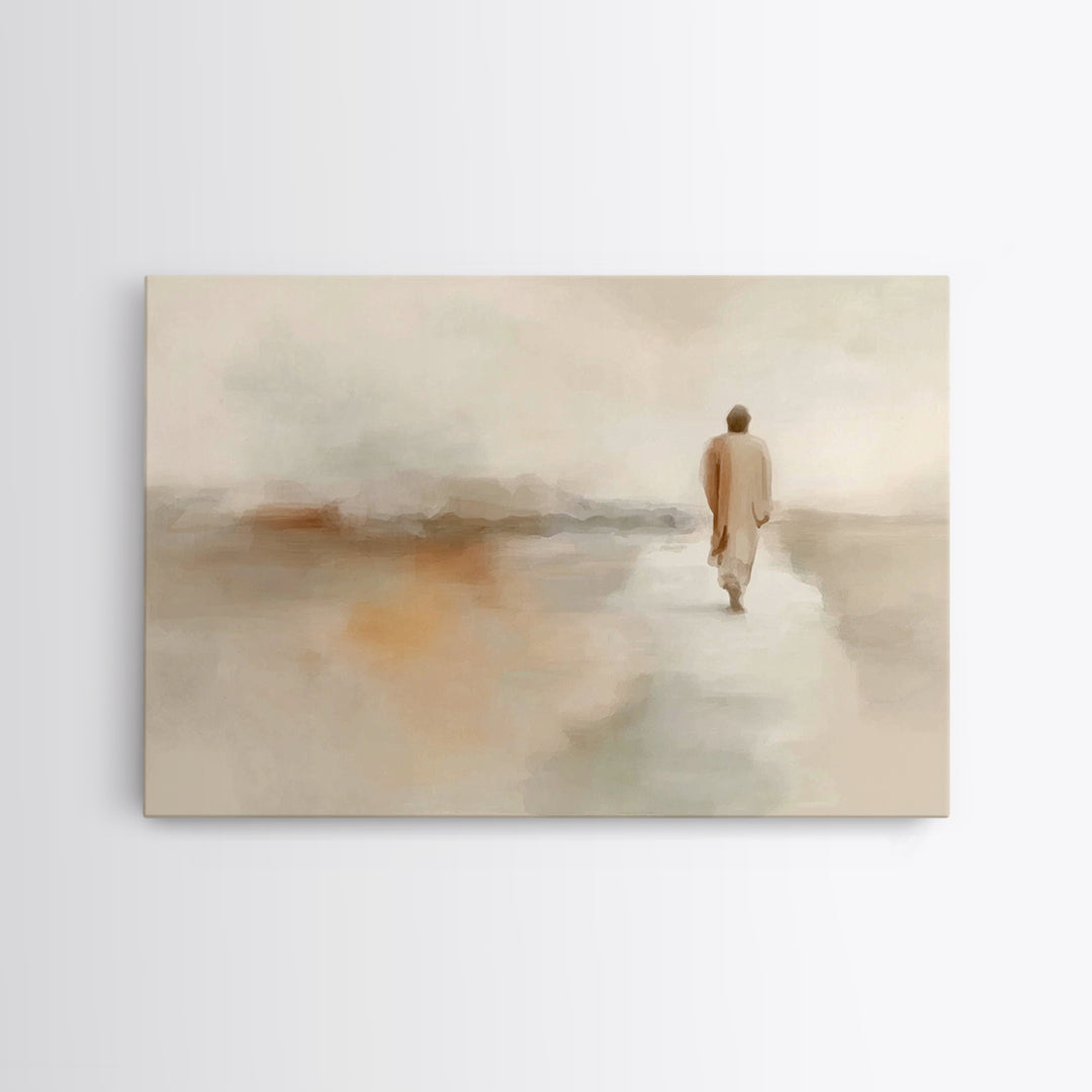 Desert Grace – Framed Canvas Print – Christian Art Canvas – Jesus Painting – Christian Wall Art – Modern Christian Art