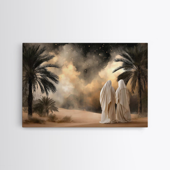 Circle Of Hope – Framed Canvas Print – Christian Art Canvas – Christian Wall Art – Minimalist Christian Art – Christian Painting – Christia