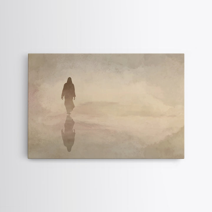 Path Of Mercy – Framed Canvas Print – Christian Wall Art – Jesus Painting – Christian Art Canvas – Moody Christian Art – Christian Decor Fo