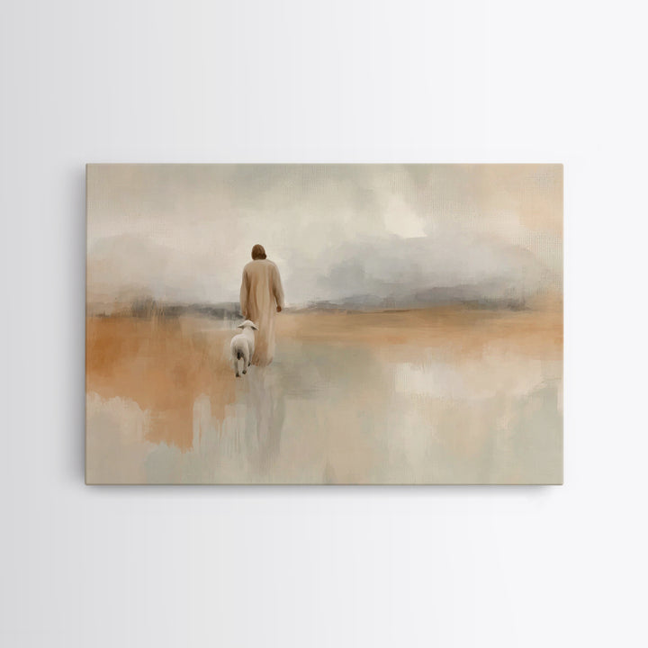Cloudborne Mercy, Framed Canvas Print, Christian Art Canvas, Jesus Painting Canvas, Large Christian Painting, Christian Wall Art, Christian