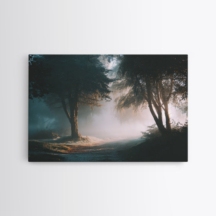 Sacred Forest Light – Framed Canvas Print – Jesus Painting – Christian Decor – Christian Art Canvas – Christian Gift Ideas – Christian Wall