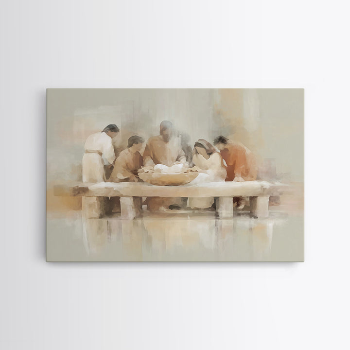 Gathering Of Grace – Framed Canvas Print – Christian Art Canvas – Christian Wall Art – Christian Art – Christian Gift Ideas – Modern Christ